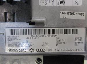 Navigation System AUDI A6 Avant (4F5, C6), AUDI A6 Allroad (4FH, C6)