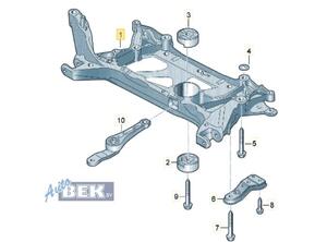 Front Axle Bracket VW Passat Variant (3G5, CB5)