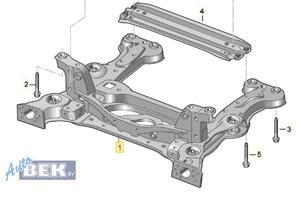 Front asdrager VW ID.3 (E11)