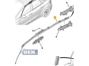 
Airbag Dach rechts Citroen C4 II Picasso  9800483180 P21150540
