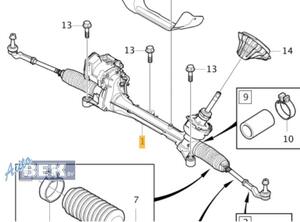 Steering Gear VOLVO V40 Hatchback (525, 526), VOLVO V40 Cross Country (526)