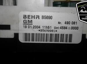 Heating &amp; Ventilation Control Assembly OPEL ZAFIRA A MPV (T98)