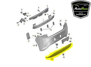 
Spoiler hinten VW ID.3 E11 10A807521 P20866466
