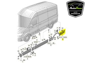 Trim Strip Bumper VW CRAFTER Van (SY_, SX_)