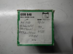 90307 Bremsbackensatz AUDI 80 (80, 82, B1) GDB648