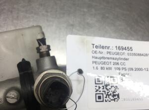 Brake Master Cylinder PEUGEOT 206 CC (2D)