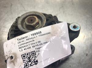 169908 Lichtmaschine RENAULT Clio II (B)7700433069