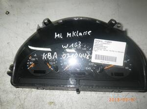 112661 Tachometer MERCEDES-BENZ M-Klasse (W163) A1635407611