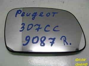 Outside Mirror Glass PEUGEOT 307 CC (3B)