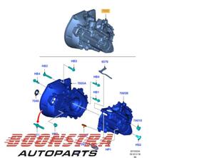 
Schaltgetriebe Ford Focus III DYB RMBV6R7002LK P21273738
