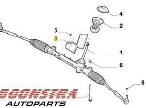 P12765611 Lenkgetriebe FIAT 500X (334) 52005180