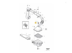 Air Flow Meter VOLVO XC40 (536), VOLVO C40 (539)