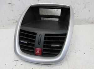 Luftdüse Lüftergitter Belüftung Air vent Amaturenbrett Warnblinker PEUGEOT 207 (WA_  WC_) 1.4 16V FACELIFT 72 KW