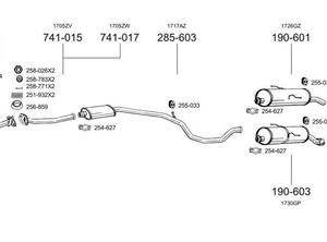 End Silencer PEUGEOT 206 CC (2D)