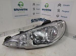 Headlight PEUGEOT 206 Schrägheck (2A/C), PEUGEOT 206 Stufenheck (--), PEUGEOT 206 SW (2E/K)