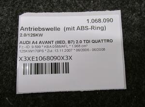 Drive Shaft AUDI A4 Avant (8ED, B7)