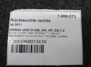 Achterlicht HONDA JAZZ III (GE_, GG_, GP_, ZA_)