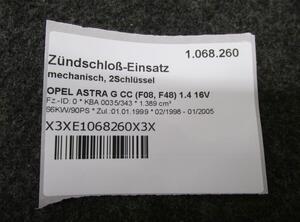 Zündschloß-Einsatz mechanisch  2Schlüssel OPEL ASTRA G CC (F08  F48) 1.4 16V 66 KW