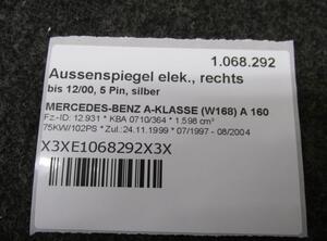 Buitenspiegel MERCEDES-BENZ A-CLASS (W168)