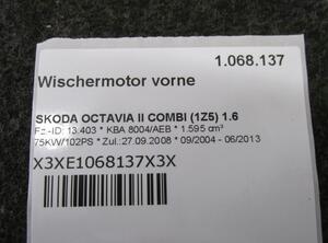 Wischermotor vorne  SKODA OCTAVIA II COMBI (1Z5) 1.6 75 KW