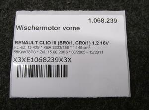 Ruitenwissermotor RENAULT CLIO III (BR0/1, CR0/1)