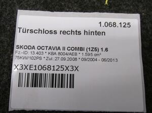 Door Lock SKODA OCTAVIA II Combi (1Z5)