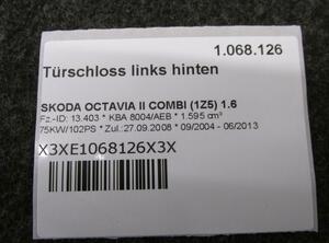 Door Lock SKODA OCTAVIA II Combi (1Z5)