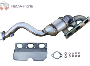 Abgaskruemmer-Katalysator Zyl. 1-3 BMW 3 323i (E46) M52B25 (256S4) 125KW 98-00