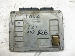 Engine Management Control Unit SKODA Fabia I (6Y2)