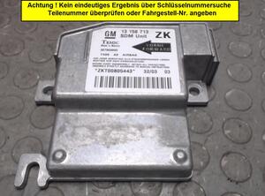 Control unit for Airbag OPEL MERIVA A MPV (X03)