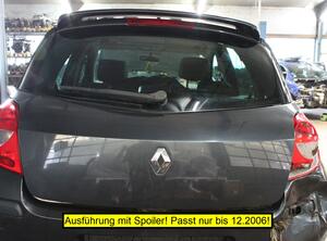 HECKKLAPPE ( MIT SPOILER )  (Heckdeckel) Renault Clio Benzin (R) 1598 ccm 65 KW 2005&gt;2006