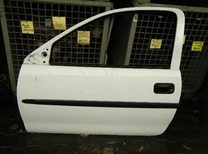TÜR VORNE LINKS V L (Tür vorn) Opel Corsa Benzin (B) 1199 ccm 48 KW 1999&gt;2000