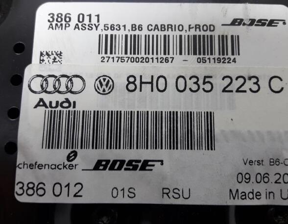 Audio Amplifier AUDI A4 B7 Convertible (8HE)