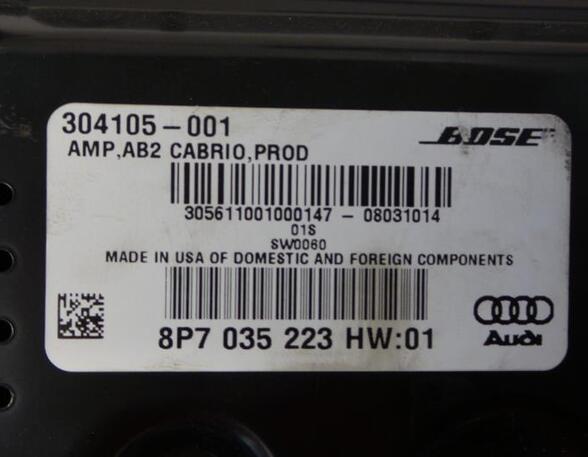 Audio-Verstärker Audi A3 Cabriolet 8P 8P7035223HW P1262916