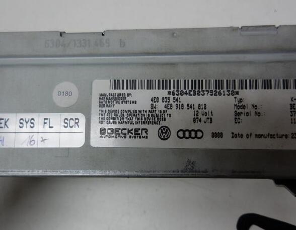 Audio Amplifier AUDI A8 (4E2, 4E8)