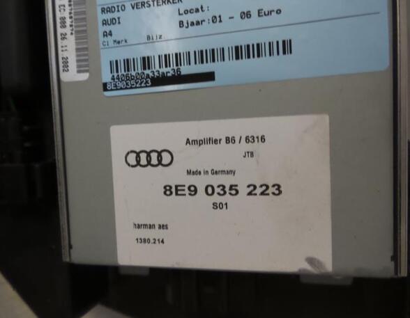 Audio-Versterker AUDI A4 Avant (8E5, B6), AUDI A4 Avant (8ED, B7)