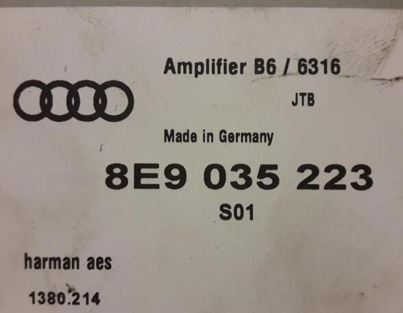 Audio Amplifier AUDI A4 Avant (8E5, B6)