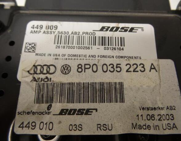 Audio-Verstärker Audi A3 8P 8P0035223A P7459088