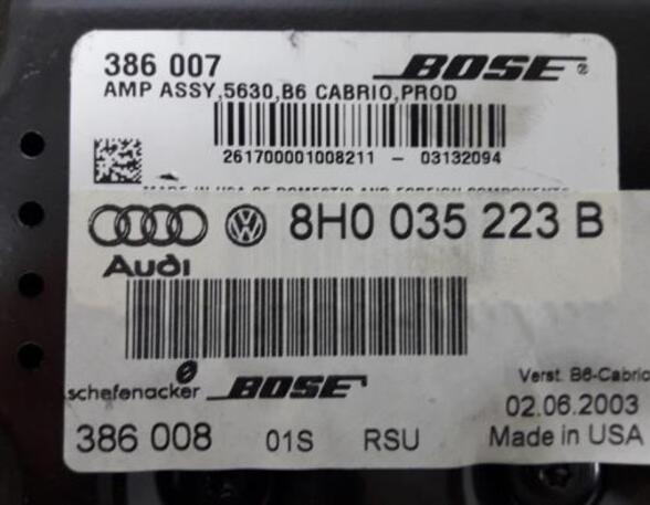 Audio Amplifier AUDI A4 B7 Convertible (8HE)