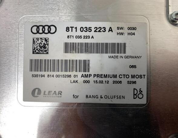 Audio Amplifier AUDI A4 Avant (8K5, B8)