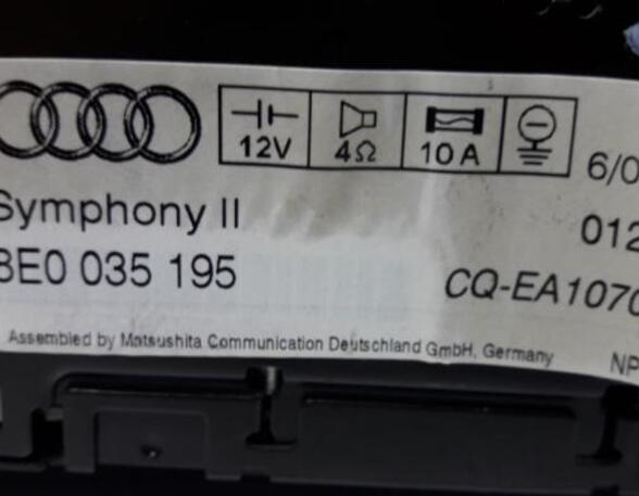 CD-Radio AUDI A3 (8P1), AUDI A3 Sportback (8PA)