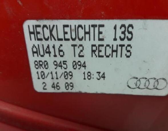 Achterlicht AUDI Q5 (8RB), AUDI Q5 Van (8RB)