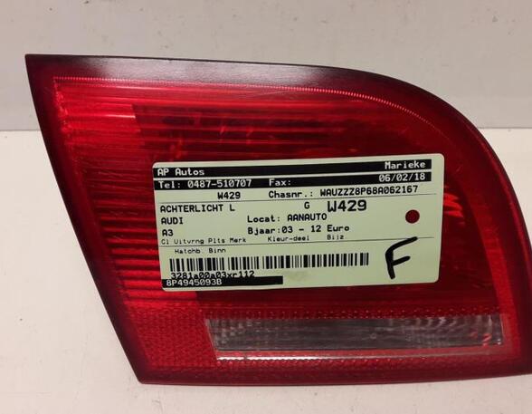 Combination Rearlight AUDI A3 (8P1), AUDI A3 Sportback (8PA)