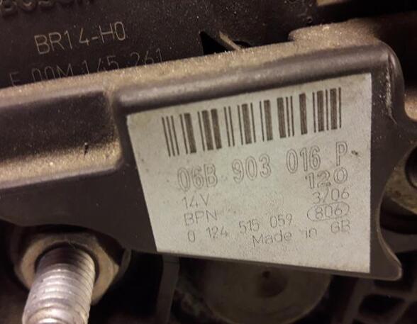 Alternator AUDI A4 Avant (8E5, B6), AUDI A4 Avant (8ED, B7)