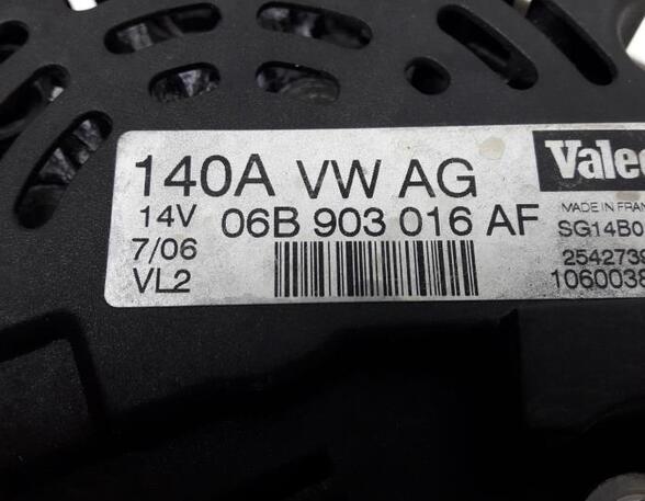 Alternator AUDI A4 B7 Convertible (8HE)