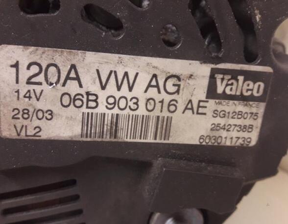 Alternator AUDI A4 (8E2, B6)