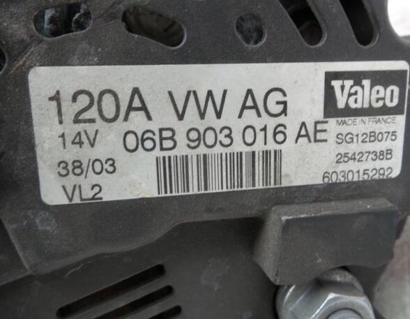 Alternator AUDI A4 (8E2, B6)