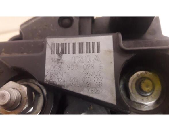 Dynamo (Alternator) AUDI TT (8N3)