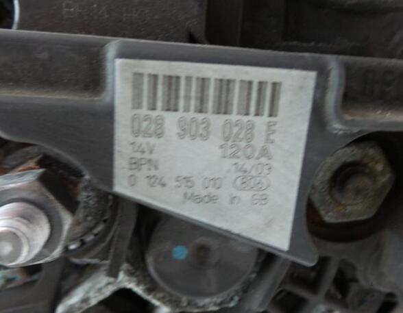 Alternator AUDI TT (8N3)