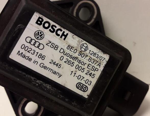 Longitudinal Acceleration Sensor (ESP Sensor) AUDI A6 (4B2, C5), AUDI A4 (8E2, B6), AUDI A4 B7 Convertible (8HE), AUDI A6 Avant (4B5, C5)
